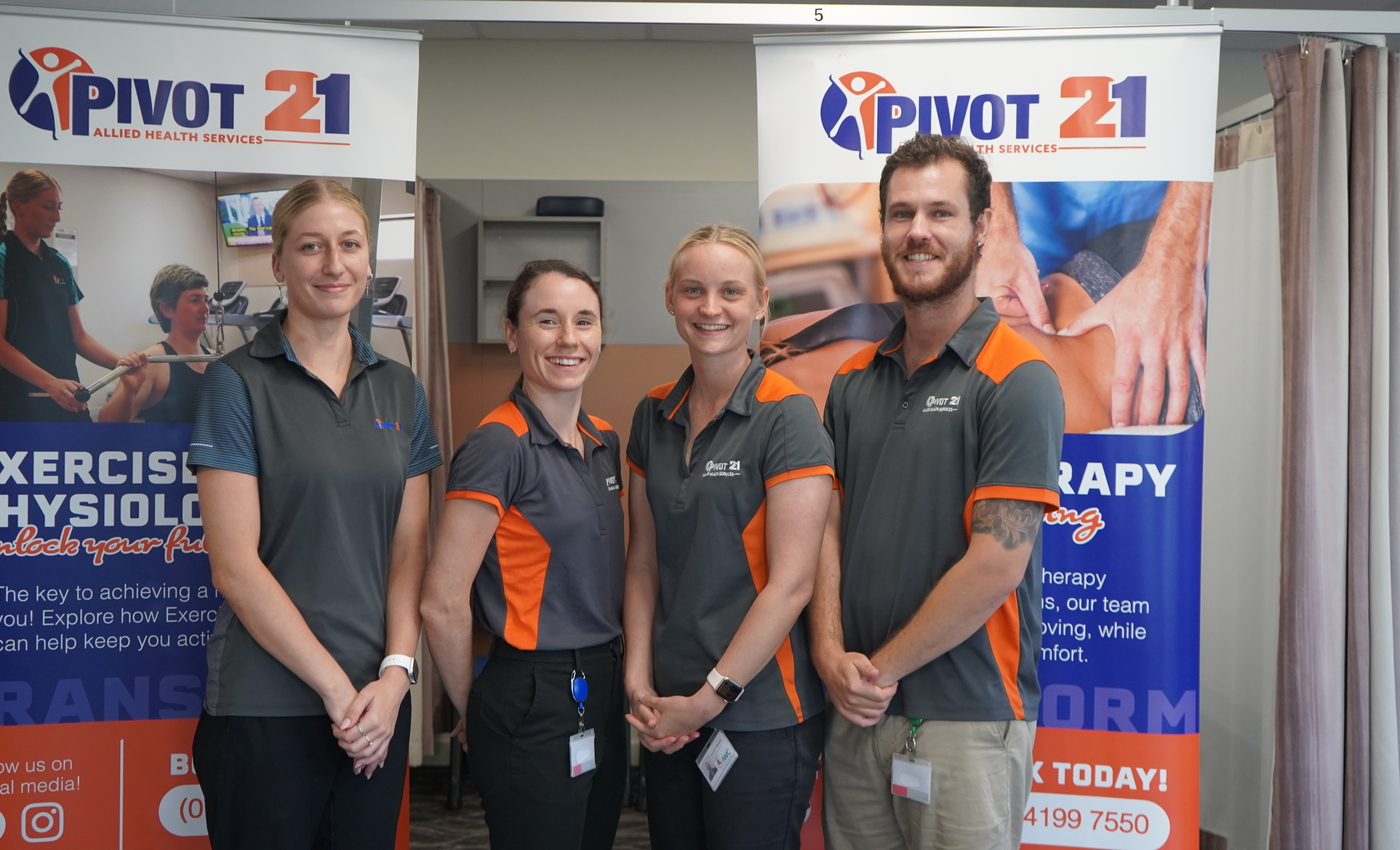 physiotherapy team standing together