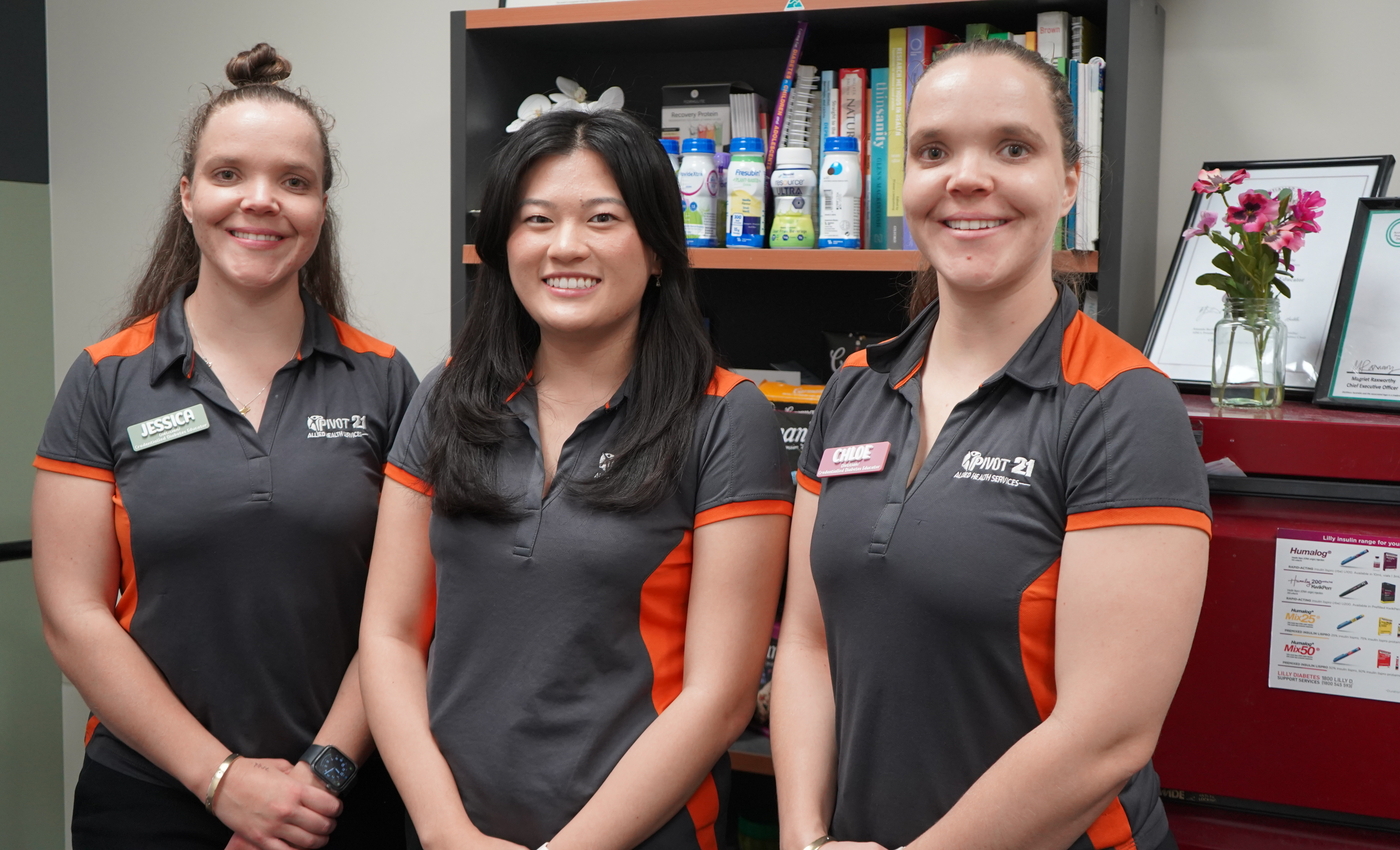 Dietetics team standing together