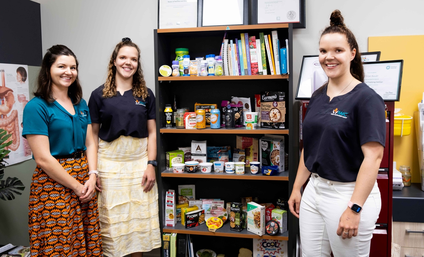 Dietetics team standing together