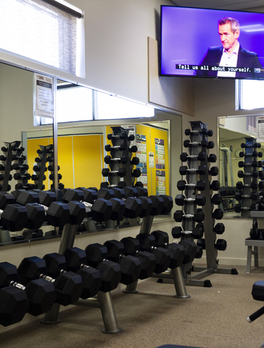 Weight Stands at IWC Gym