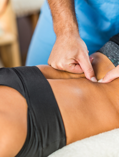 Patient in a Physiotherapy consultation