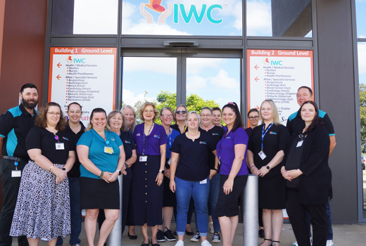 NDIS LAC Team outside the IWC building