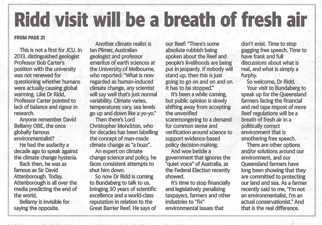 Newspaper Article Clipping