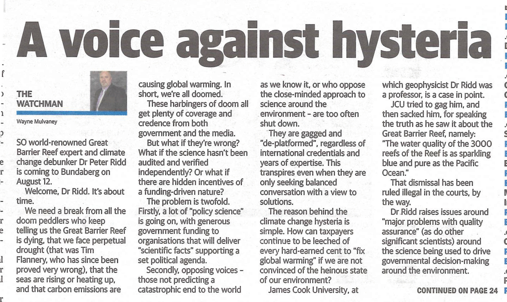 Newspaper Article Clipping