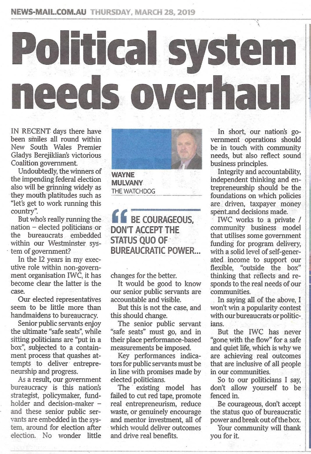 Newspaper Article Clipping