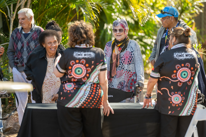 IWC Staff with community