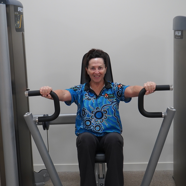 gay on exercise machine