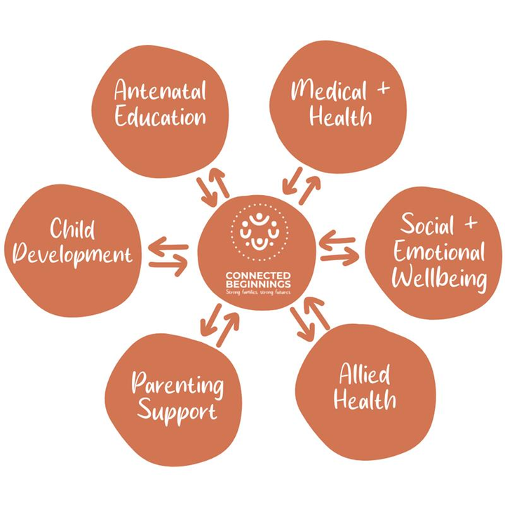 connected beginnings visual model