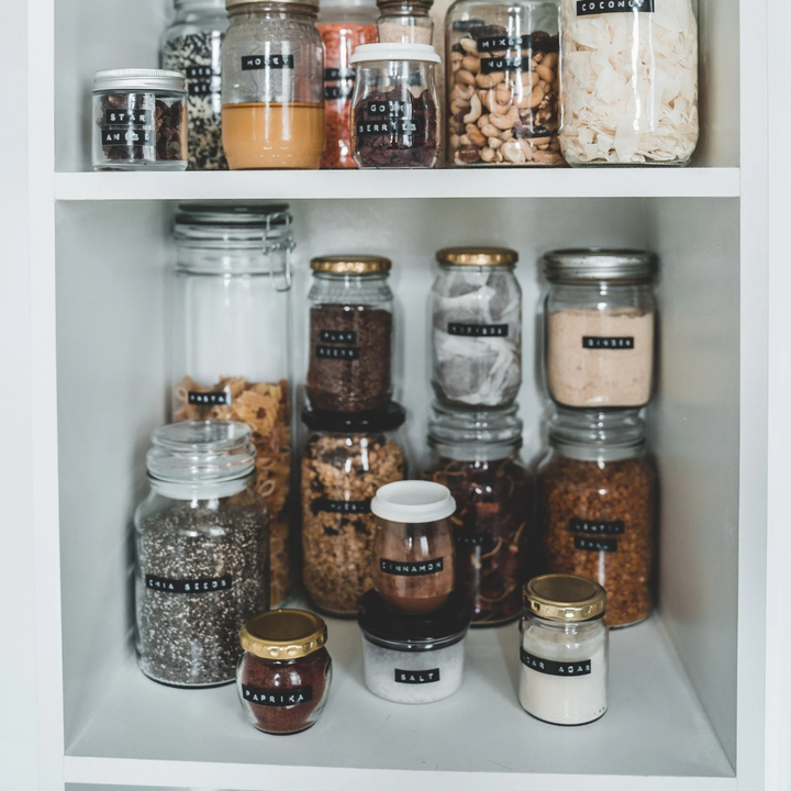 organised pantry interior