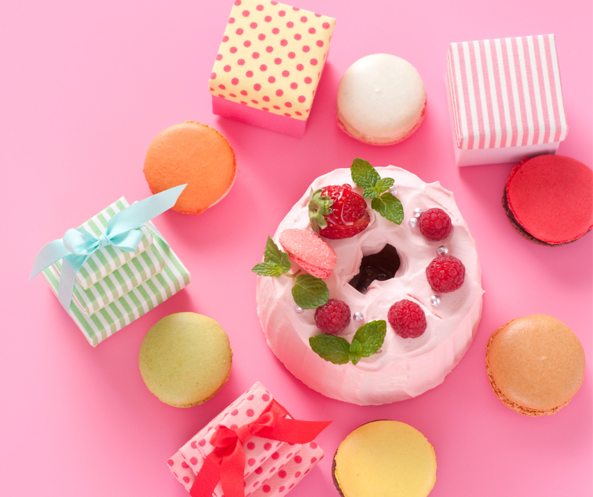 Selection of sweet foods.