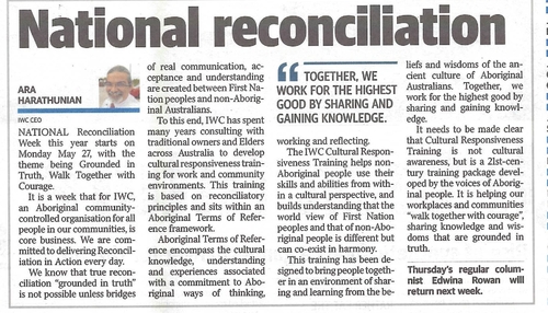 Thumbnail: Cultural Responsiveness supports Reconciliation in Action